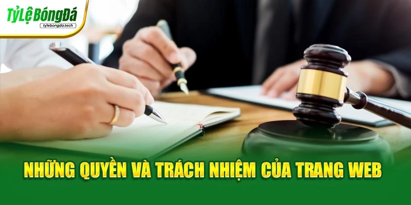 Những quyền và trách nhiệm của trang web