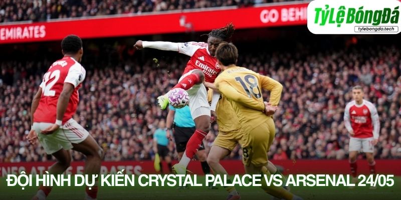 Tình hình lực lượng Crystal Palace vs Arsenal 24/05