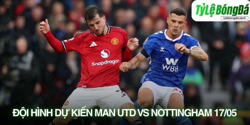 Tình hình lực lượng Man Utd vs Nottingham Forest 17/05