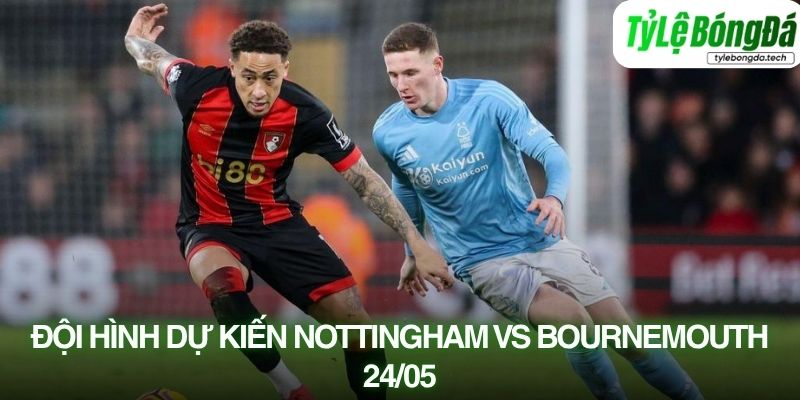 Tình hình lực lượng Nottingham Forest vs Bournemouth 24/05