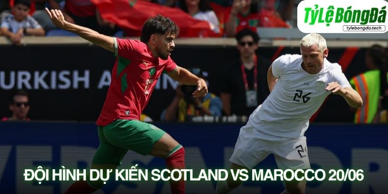 Tình hình lực lượng Scotland vs Morocco 20/06