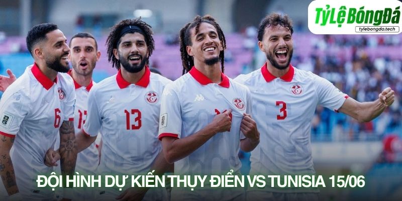 Tình hình lực lượng Thụy Điển vs Tunisia
