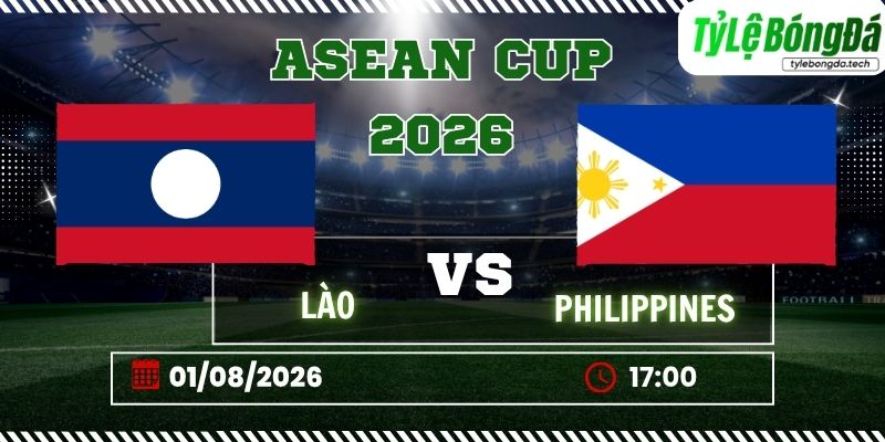 Tỷ lệ bóng đá Lào vs Philippines, 17h00 ngày 01/08 – ASEANCup