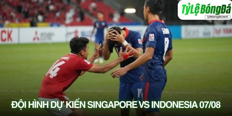 Tình hình lực lượng Singapore vs Indonesia 07/08